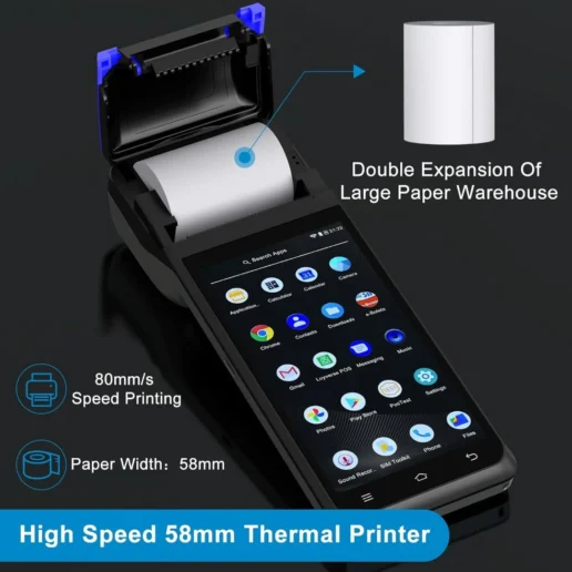 Buvvas 1008 Handheld Android Thermal POS Machine